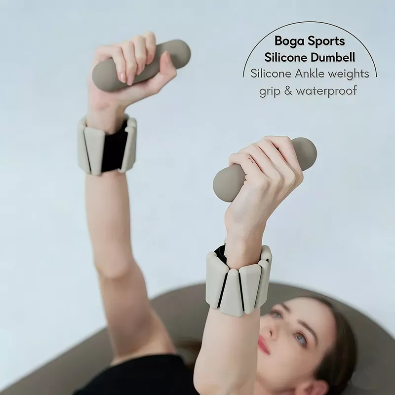 Silicone Grip-pattern design Dumbbells