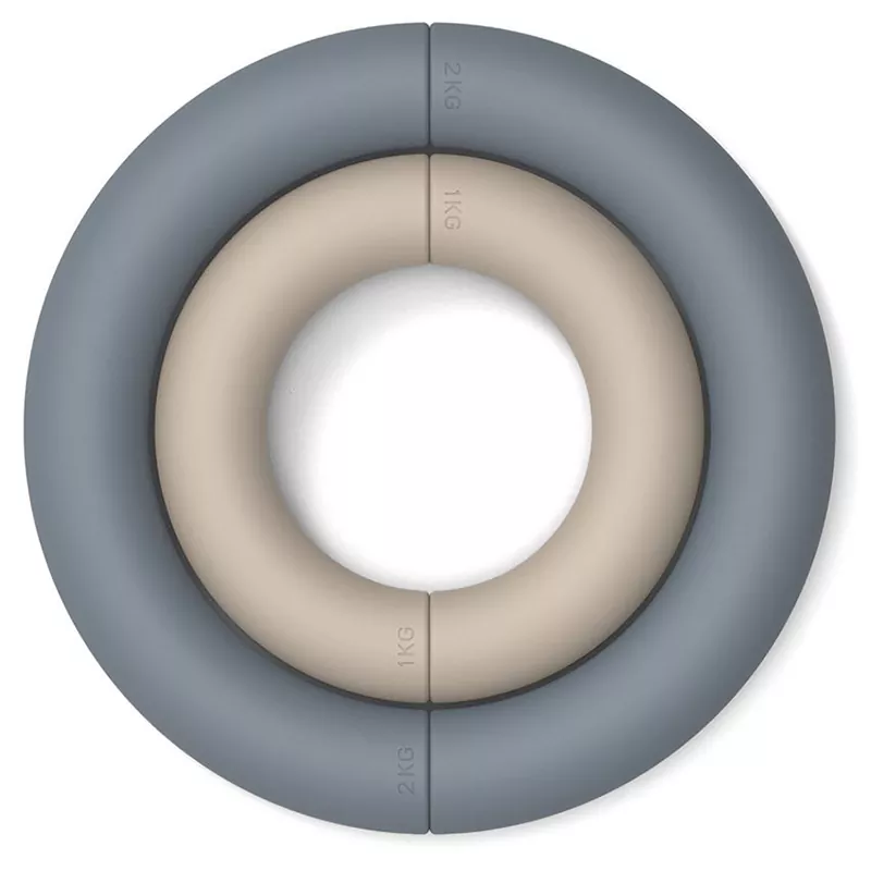 Dumbbell Separuh Bulat Silikon